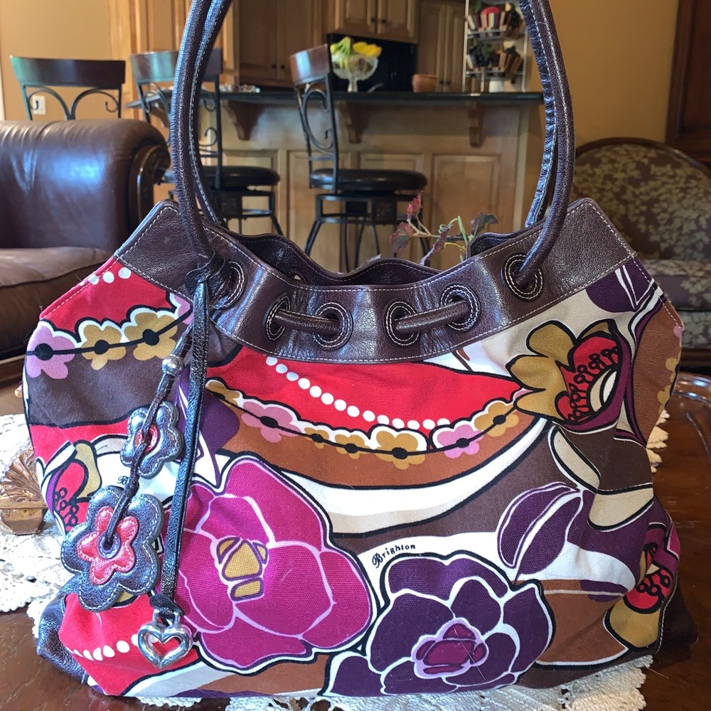 SALE! Brighton Floral Shoulder Tote